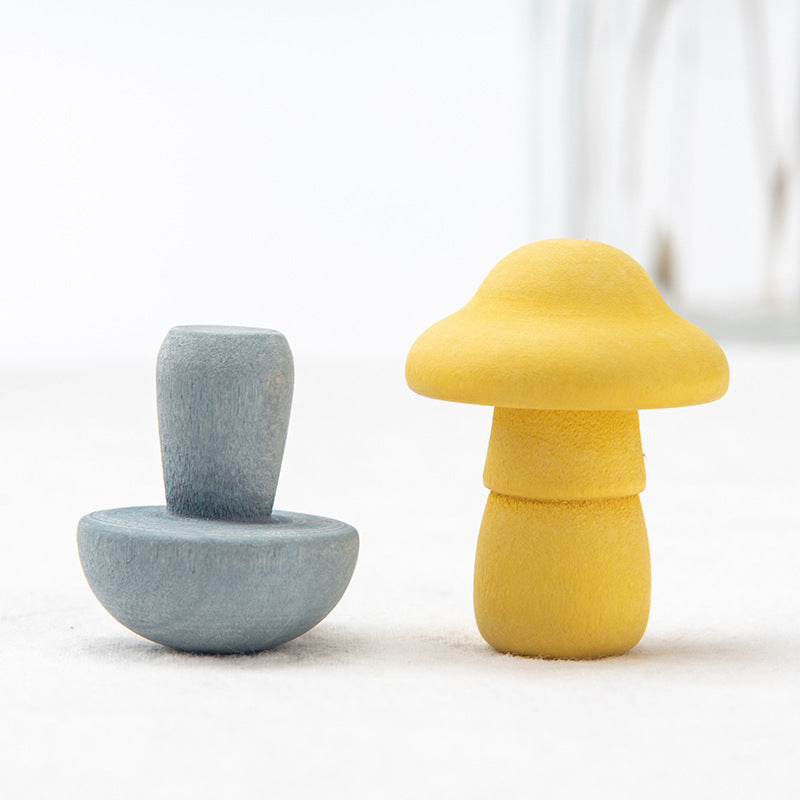 Wooden Simulation Mushroom Picking Game