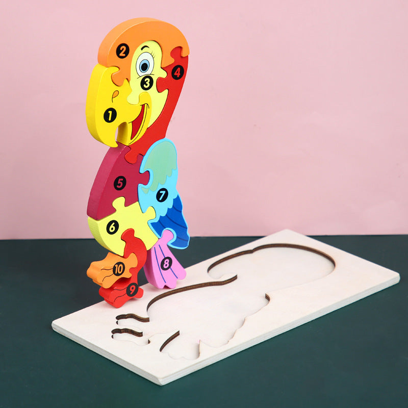 Children's Cartoon Number Puzzle