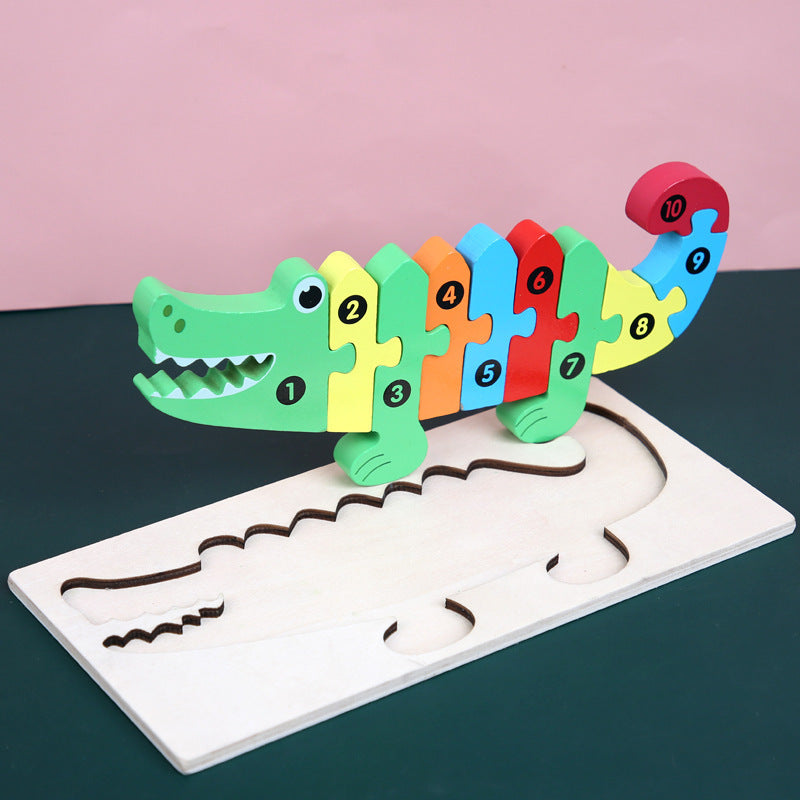 Children's Cartoon Number Puzzle