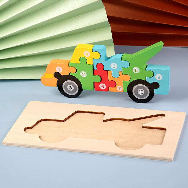 Children's Cartoon Number Puzzle