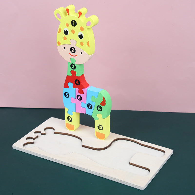 Children's Cartoon Number Puzzle