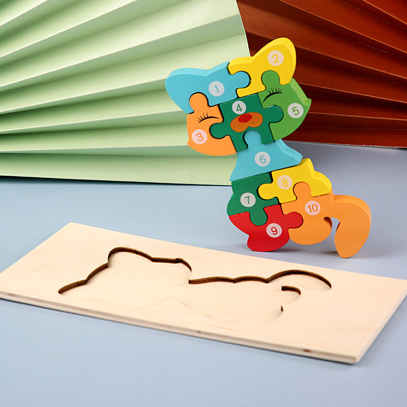 Children's Cartoon Number Puzzle