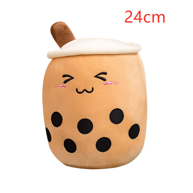 Plush Boba Tea Pillow Toy