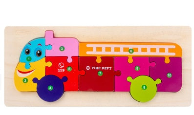 Children's Cartoon Number Puzzle
