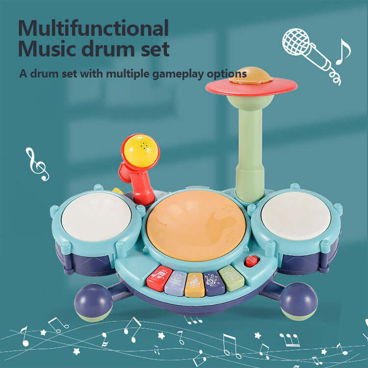Children's Drum Set Piano Two In One