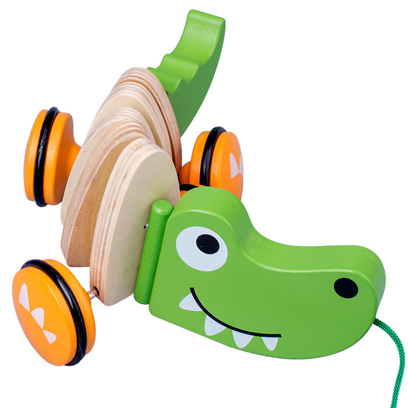 Wooden Animal Educational Pull Toy