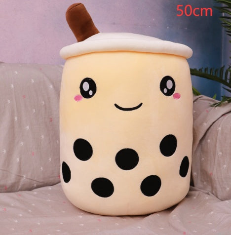 Plush Boba Tea Pillow Toy