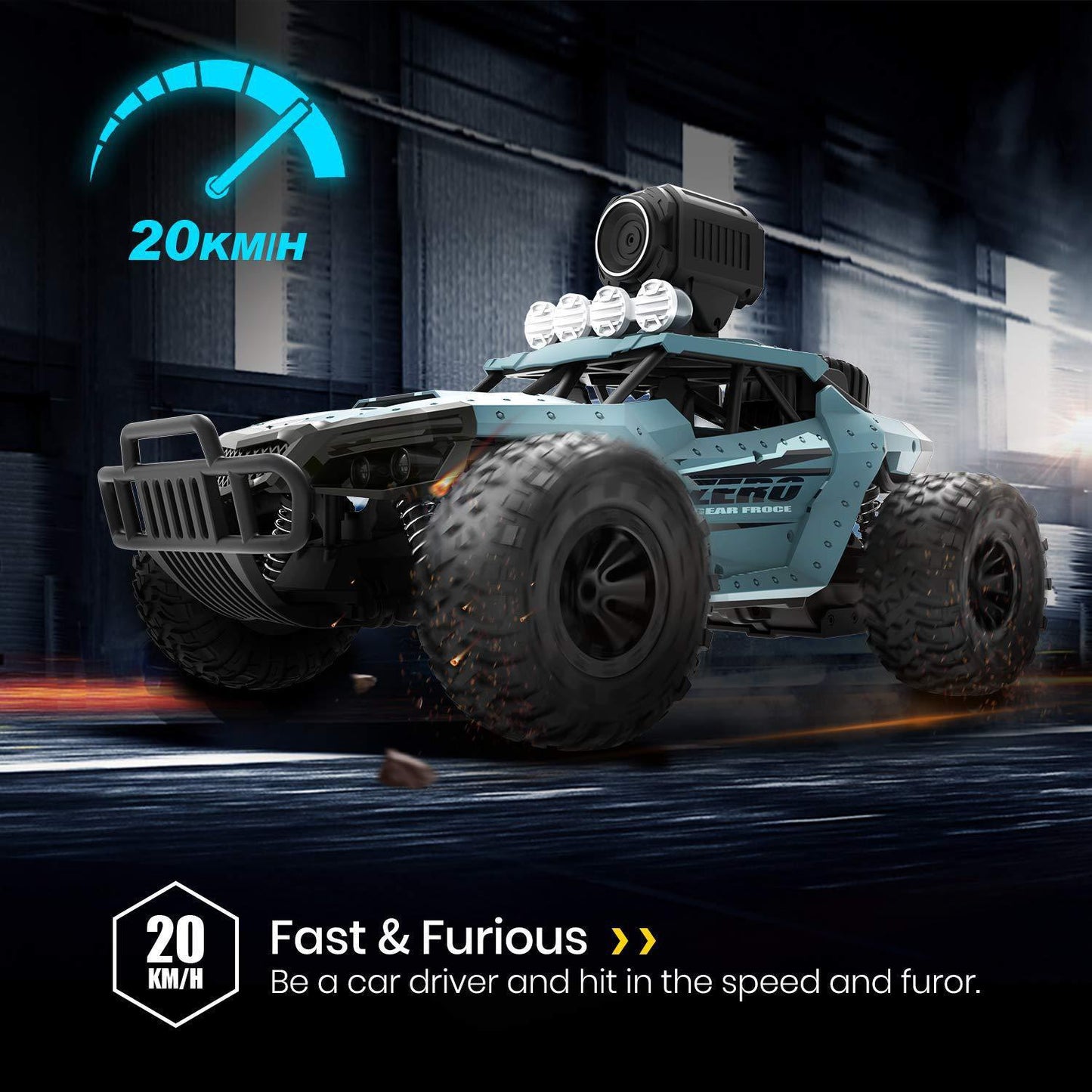 Remote Control Off-Road Truck 2.4G Wifi 720P HD FPV Camera