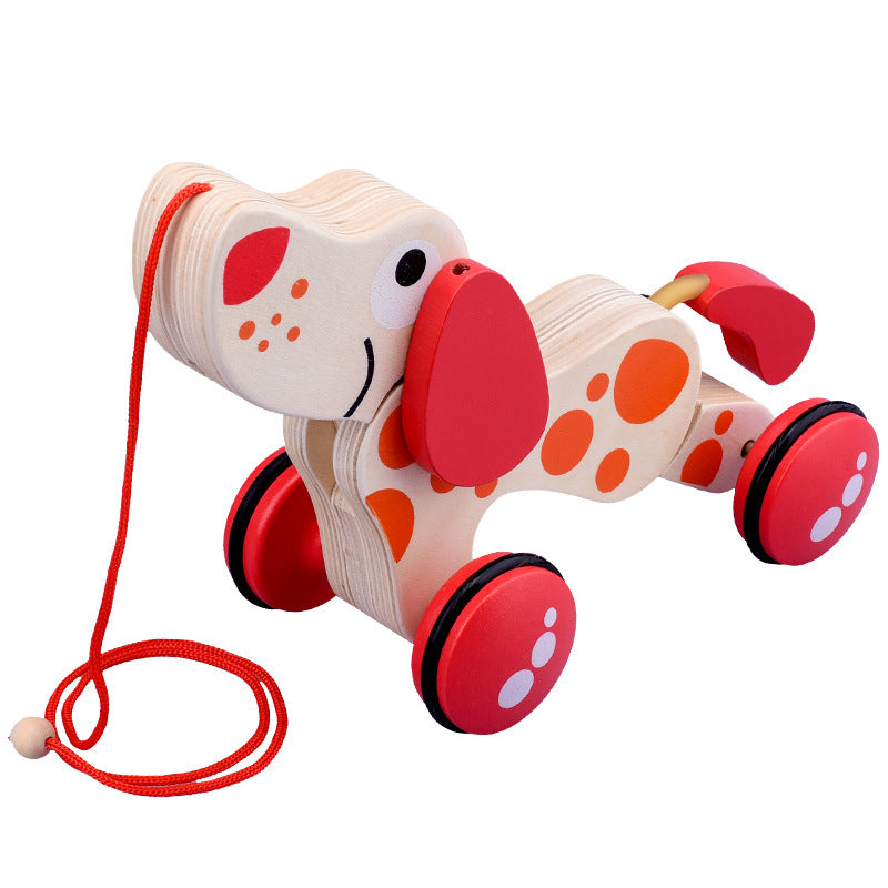 Wooden Animal Educational Pull Toy