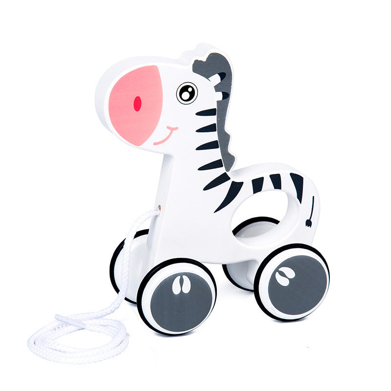 Wooden Animal Educational Pull Toy