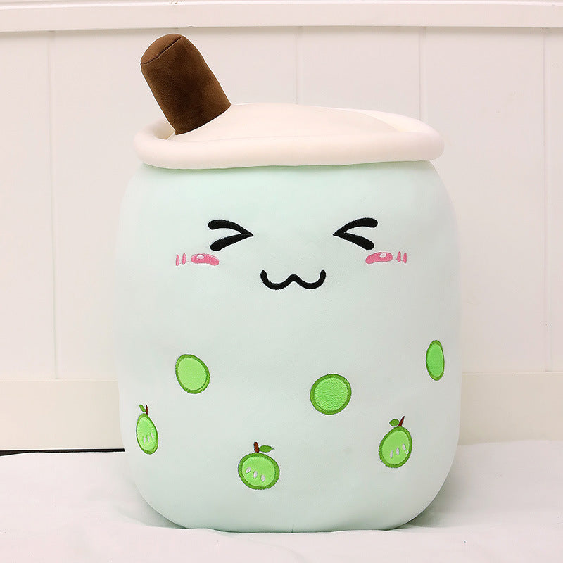 Plush Boba Tea Pillow Toy