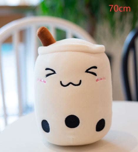 Plush Boba Tea Pillow Toy
