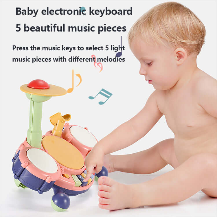 Children's Drum Set Piano Two In One