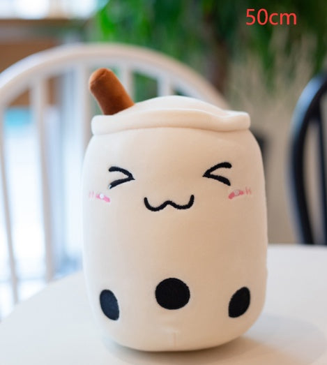Plush Boba Tea Pillow Toy