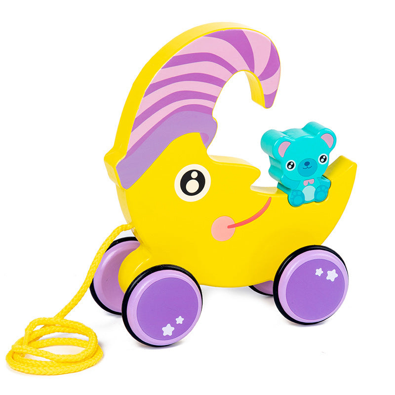 Wooden Animal Educational Pull Toy