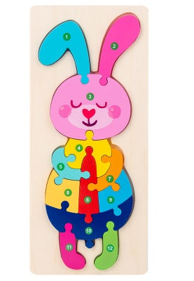 Children's Cartoon Number Puzzle