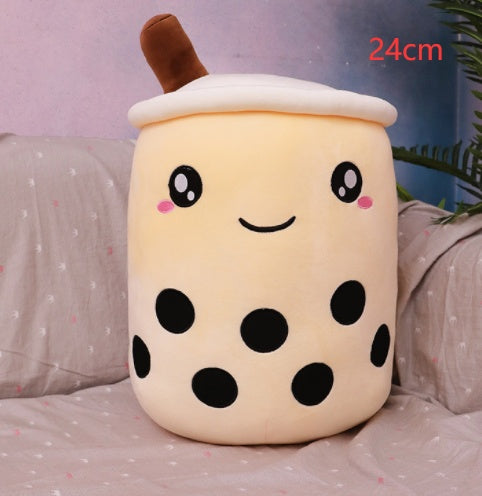 Plush Boba Tea Pillow Toy
