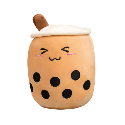 Cute Fruit Drink Plush Boba Tea Pillow Toy