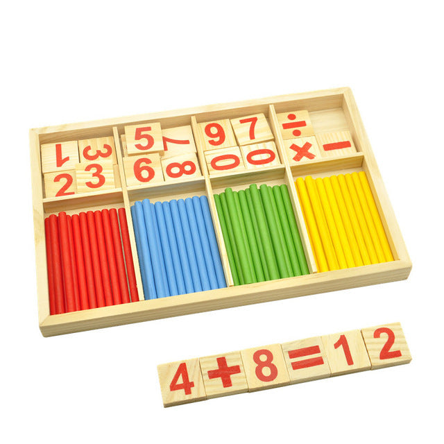 Wooden Montessori Math Education Toy