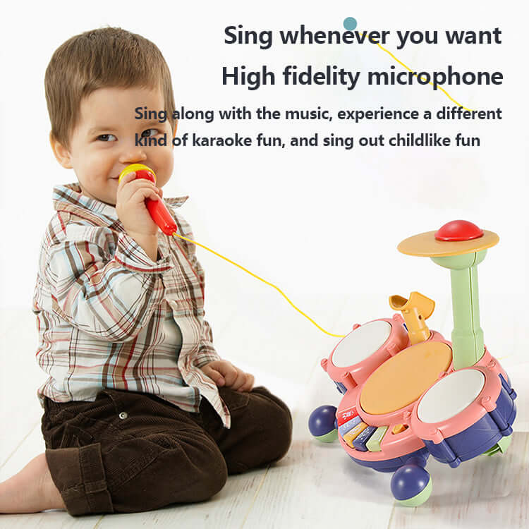 Children's Drum Set Piano Two In One
