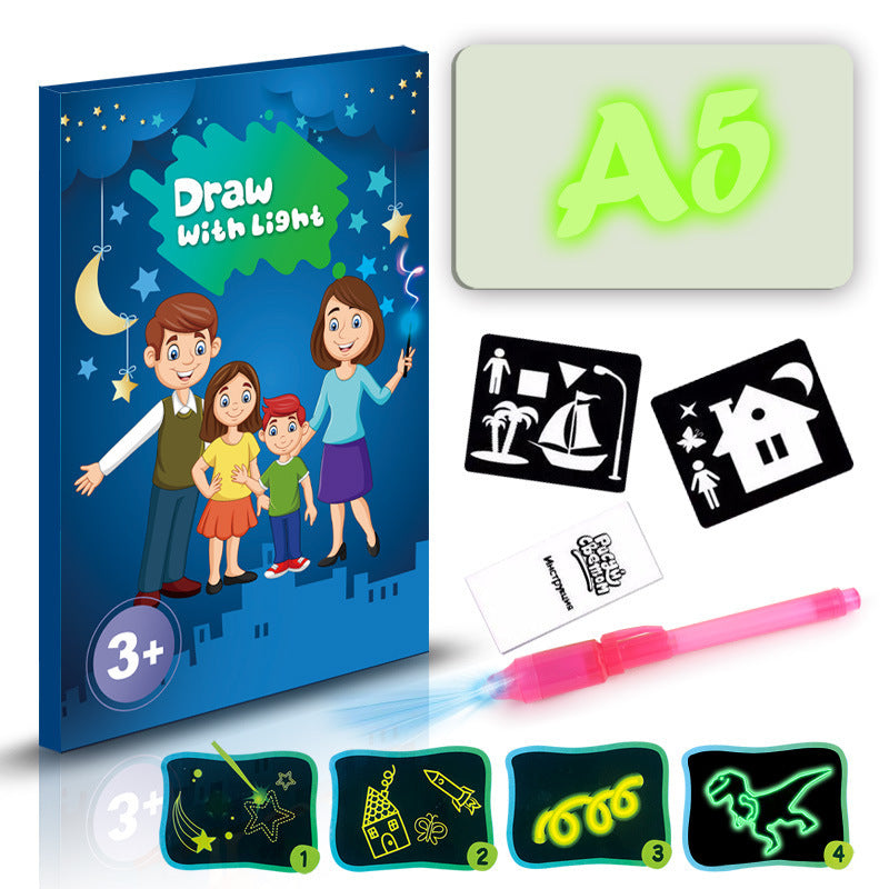 Educational 3D Magic Drawing Pad with 8 Light Effects