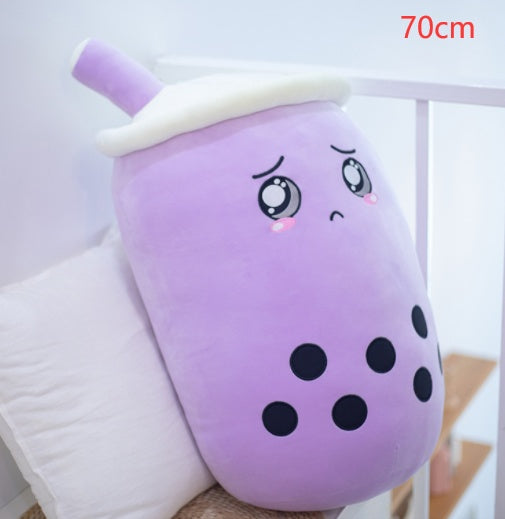 Cute Fruit Drink Plush Boba Tea Pillow Toy