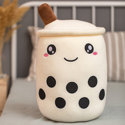 Cute Fruit Drink Plush Boba Tea Pillow Toy