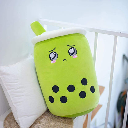 Cute Fruit Drink Plush Boba Tea Pillow Toy