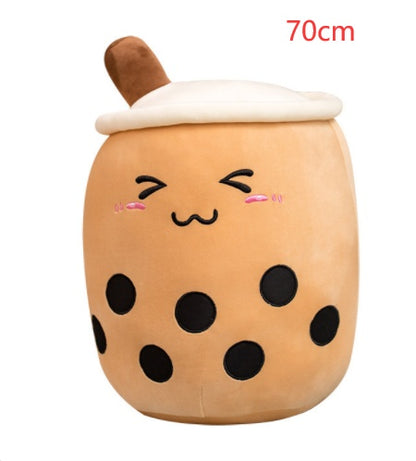 Cute Fruit Drink Plush Boba Tea Pillow Toy