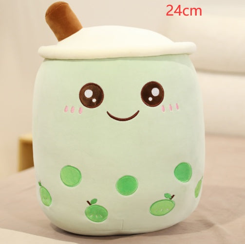 Cute Fruit Drink Plush Boba Tea Pillow Toy