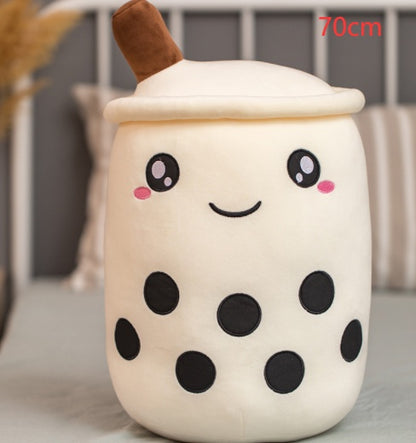 Cute Fruit Drink Plush Boba Tea Pillow Toy