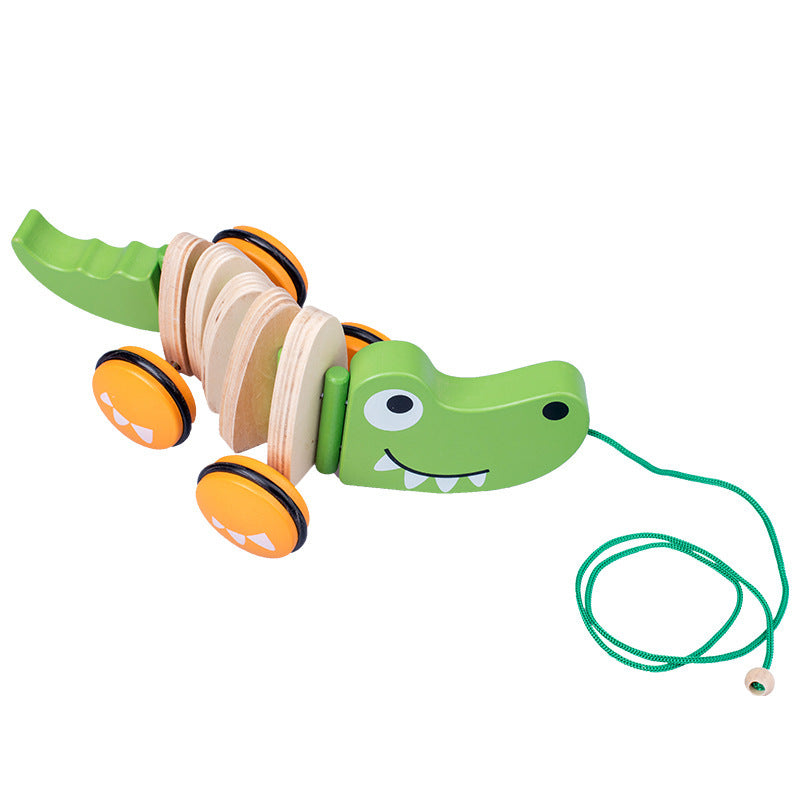 Wooden Animal Educational Pull Toy