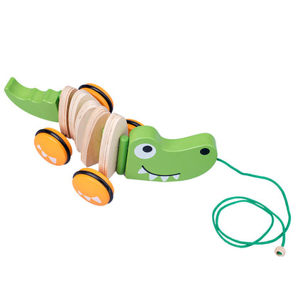 Wooden Animal Educational Pull Toy