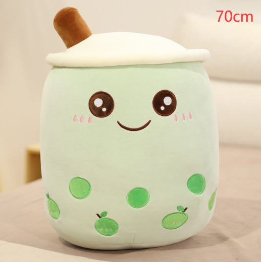 Cute Fruit Drink Plush Boba Tea Pillow Toy