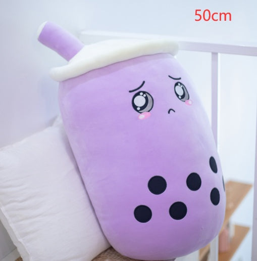 Cute Fruit Drink Plush Boba Tea Pillow Toy