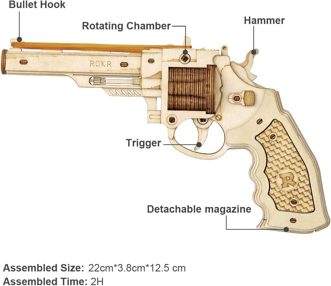 Robotime Gun Blocks Building Kit Toy Gift