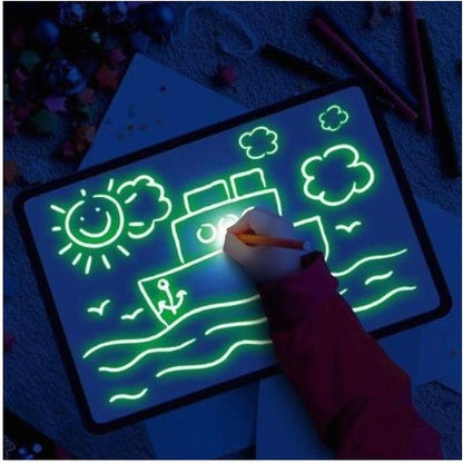 Educational 3D Magic Drawing Pad with 8 Light Effects