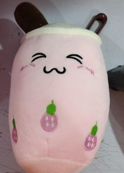 Cute Fruit Drink Plush Boba Tea Pillow Toy