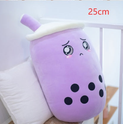 Cute Fruit Drink Plush Boba Tea Pillow Toy