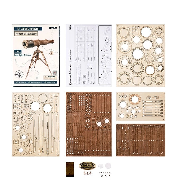 3D Wooden Puzzle Assembly Toy