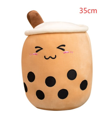 Cute Fruit Drink Plush Boba Tea Pillow Toy