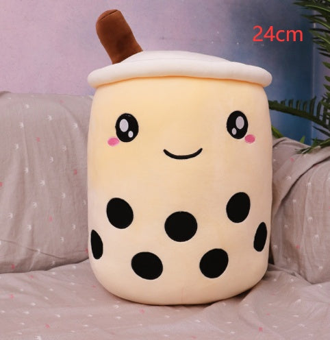 Cute Fruit Drink Plush Boba Tea Pillow Toy