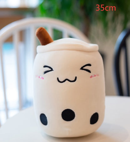 Cute Fruit Drink Plush Boba Tea Pillow Toy